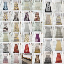 Extra Long Narrow Hallway Runner Rugs Non Shed Affordable Durable 34 Designs UK