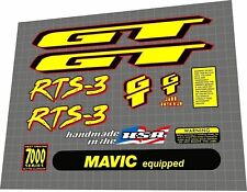 1996 GT RTS-3 DECAL SET