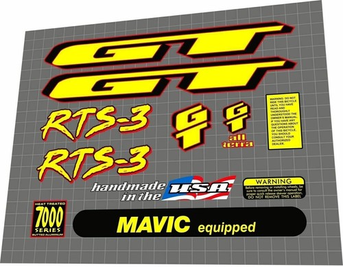 1996 rts decal set - 1996,