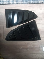 HYUNDAI COUPE REAR SIDE WINDOW PLASTIC LOUVRE WINDOW COVERS