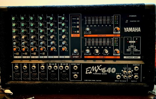 Yamaha emx640 powered mixer - emx640,