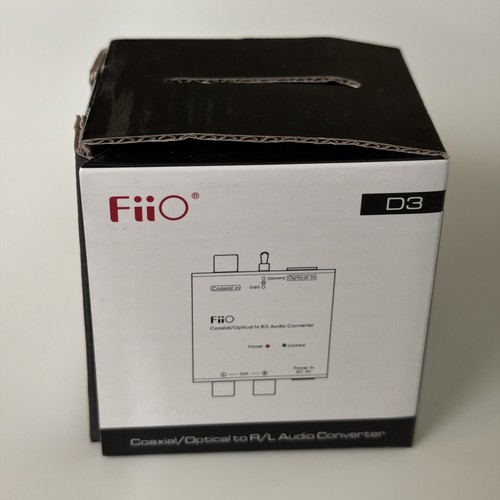 New box fiio - new, (d03k)
