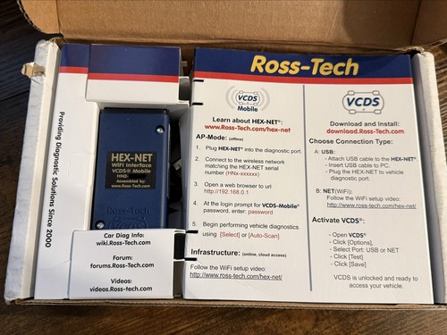Vcds ross tech hex - ross-tech, hex-net