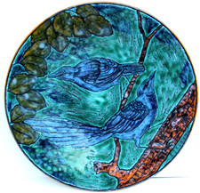 Poole Pottery Sue Pottinger Studio Charger 16 inch