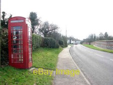Photo 6x4 Old red telephone