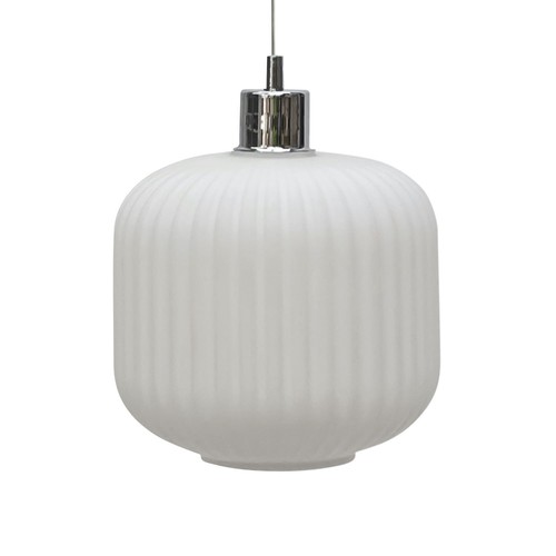 Modern white ribbed - ribbed, easy