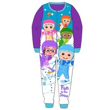Kids Fleece Pyjamas All in One Boys Girls Childrens Pajamas Age 1-10 Years