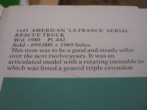 Corgi 1143 usa fire - ,