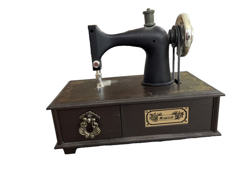 Vintage wooden singer sewing - wooden,