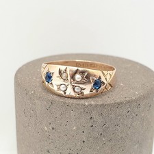 Antique 15ct Gold Sapphire