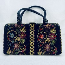 Vintage Floral Carpet Bag