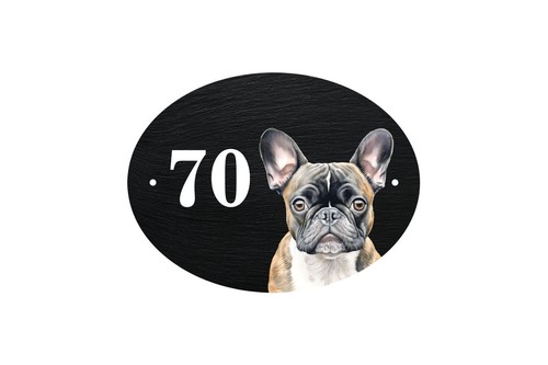 Personalised dog breed oval - dog,