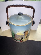 New Hall Pottery, Antique Biscuit Barrel