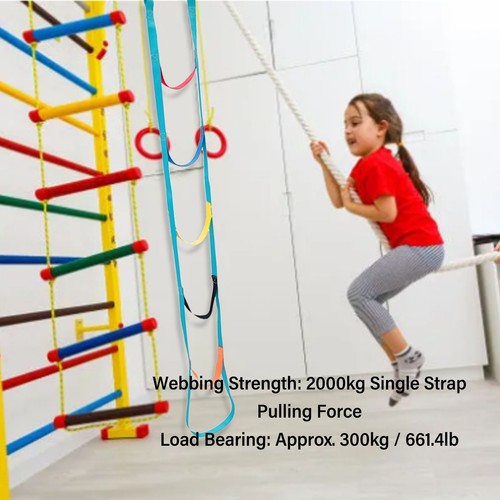Colorful climbing rope ladder - climbing,