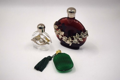 Vintage perfume bottle trio - perfume,