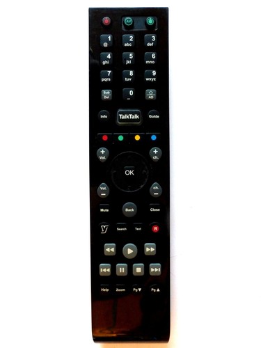 Talktalk pvr box remote - talktalk,