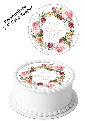 Personalised cake topper - personalised,