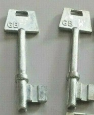 2 x FLEET MORTICE KEY BLANKS-