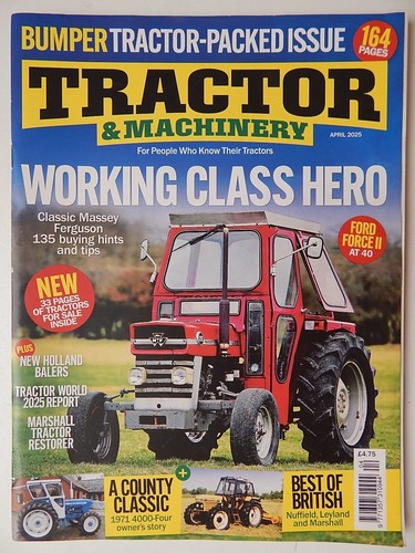 Tractor machinery april 2025 - machinery,