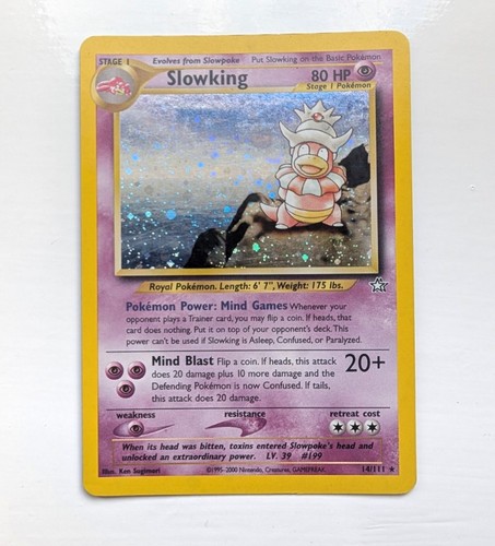 Slowking 111 holo - slowking,