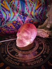 Purple Fluorite Crystal Skull