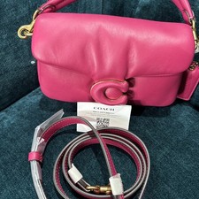 COACH Mini Pillow Tabby 18 Fuschia Pink Shoulder/ Crossbody Bag Authentic BN
