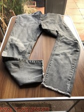 Ladies faded black jeans rough