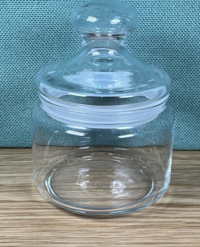 Clear round glass bathroom - glass,