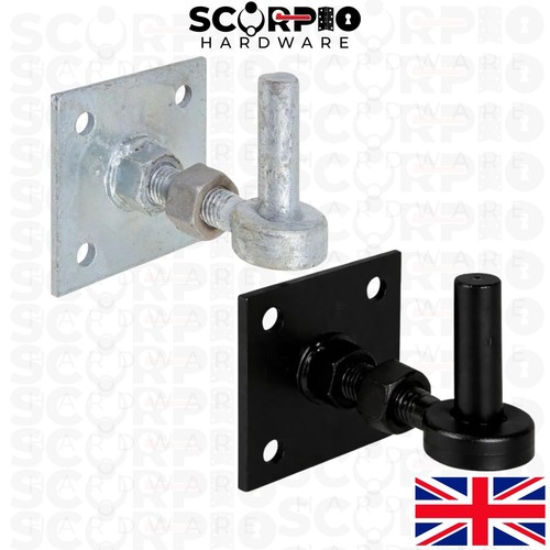 Heavy duty hook plates gate - on,