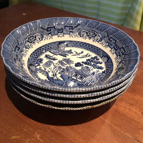 Vintage blue willow - vintage,