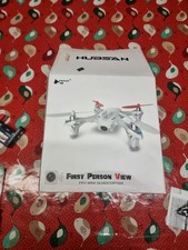 Hubsan FPV X4 Mini Quadcopter Drone Boxed screen protector still on 