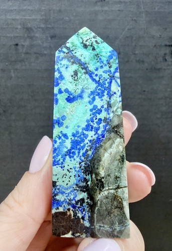 Crystal malachite chrysocolla - crystal,