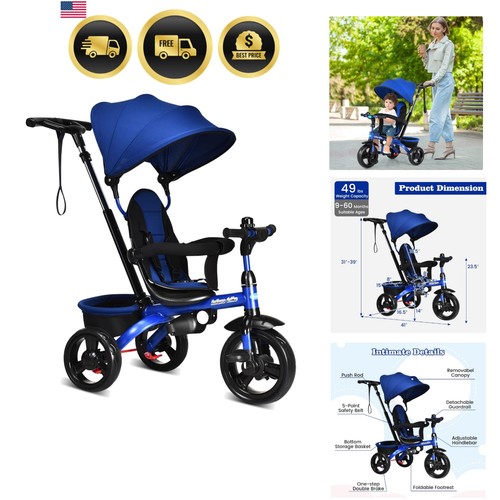 Kids tricycle 1 stroll - 6,