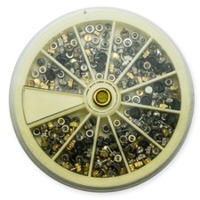 250x Mixed Watch Crowns Quartz Assorted Silver Gold Repairs Part Watchmakers