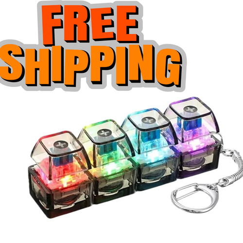 Light keyboard keychain - light,
