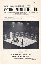 WRESTLING PROGRAMME @ Baths