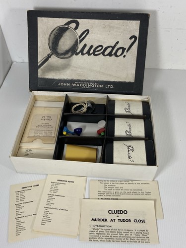 Vintage cluedo waddingtons - vintage,
