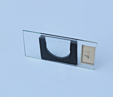 Wet mount slide for brass