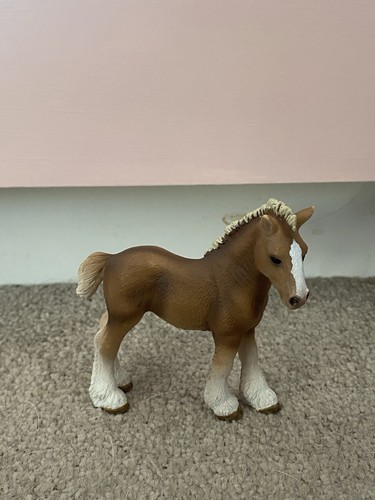Schleich clydesdale foal baby - foal,