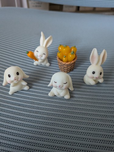 Set miniature rabbits - miniature,