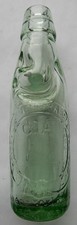 Morrison & Townend Castleford man Beavis patent 5oz codd bottle  c1910 (J)