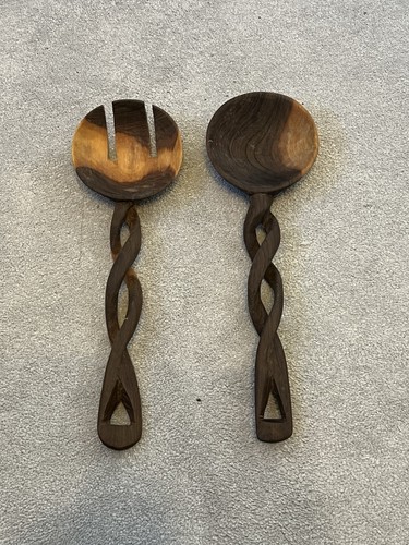 Vintage hand carved wooden - vintage,