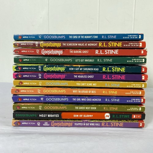 Vtg goosebumps book lot rl - vtg,