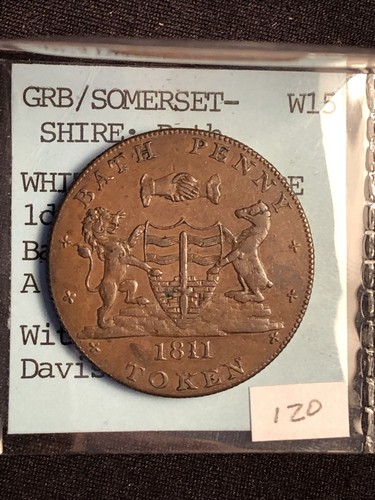 1811 great britain - bath, copper