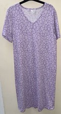 Bon Marche Daisy Floral Print  Cotton Short Sleeve Nightdress Size 8/10 New