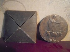 death plaque penny ww1