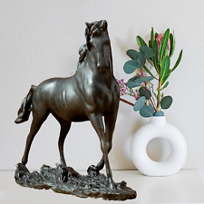 Bronze Horse Statue Antique Bronze Horse Sculpture Animal Figurines Home Decor##