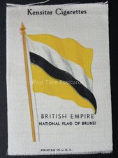 BRUNI NATIONAL FLAG British Empire Silk Flags (USA) 1934 Kensitas J. Wix