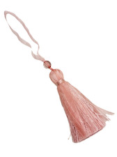 Pink Ribbon Key Tassel Pretty