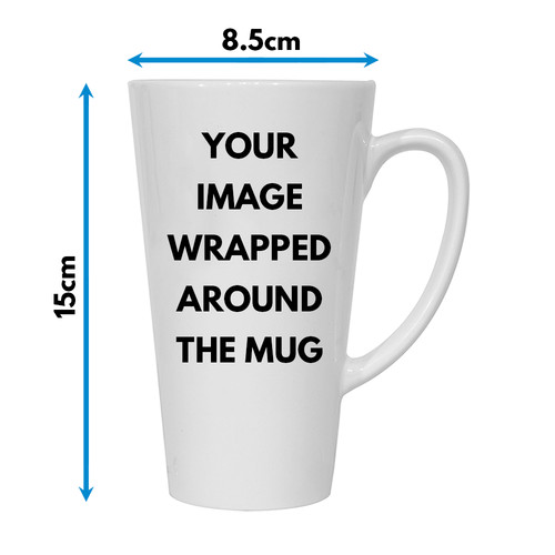 Custom printed 17oz - , latte